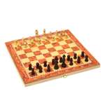Настольная игра Sima-Land 3 в 1 «Падук» нарды шахматы шашки 34х34 см