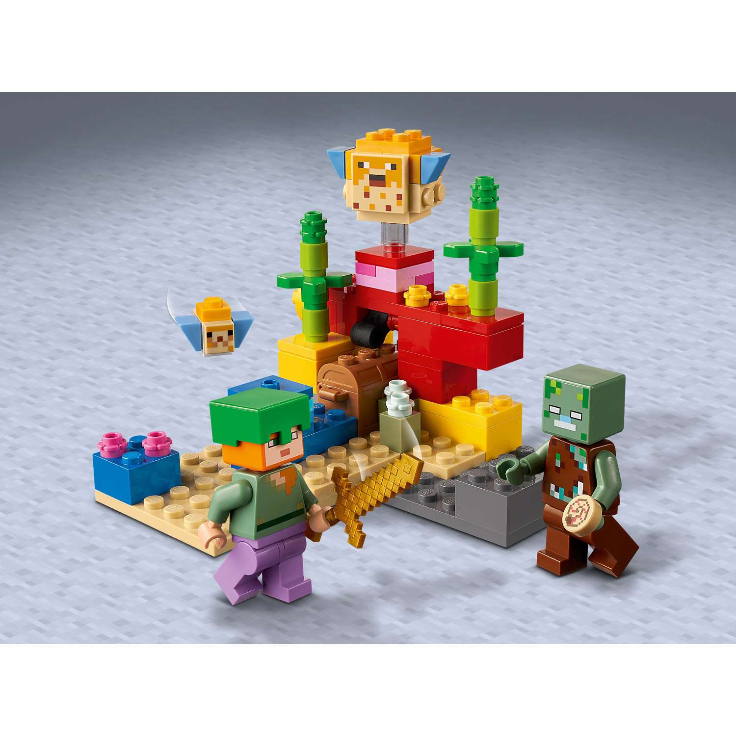 Конструктор LEGO Minecraft Коралловый риф 21164 - фото 10