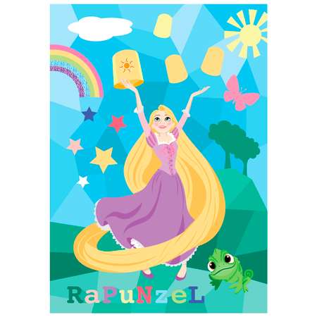 Набор для творчества Disney Рисуем наклейками по номерам Принцессы 64272