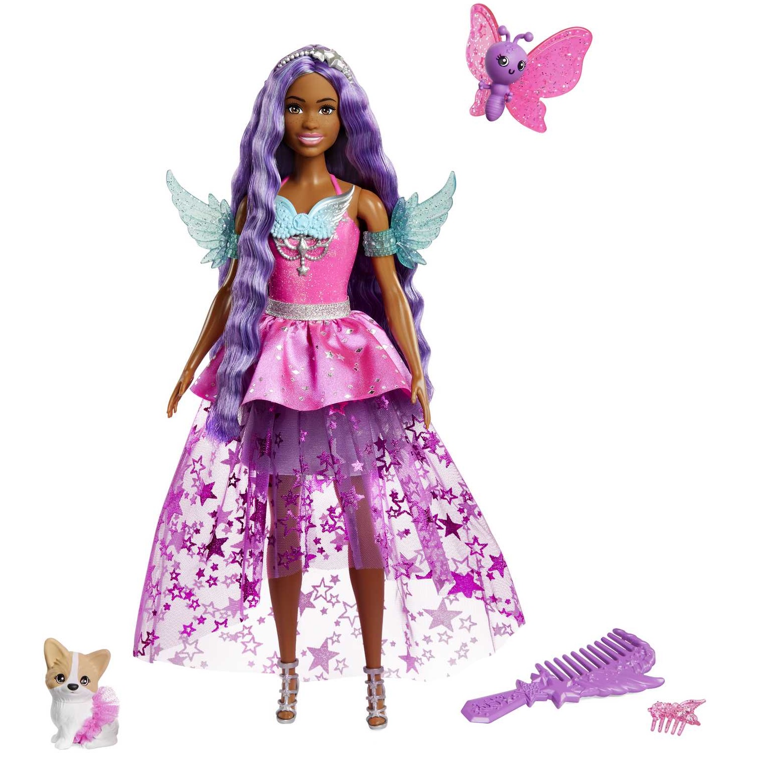 Кукла BarbieA Hidden Magic Brooklyn Doll HLC33 купить по цене 5399 ₽ в  интернет-магазине Детский мир