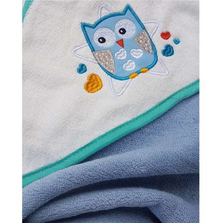 Полотенце Uviton с уголком махровое мягкое хлопковое 0028/02 Little Owl