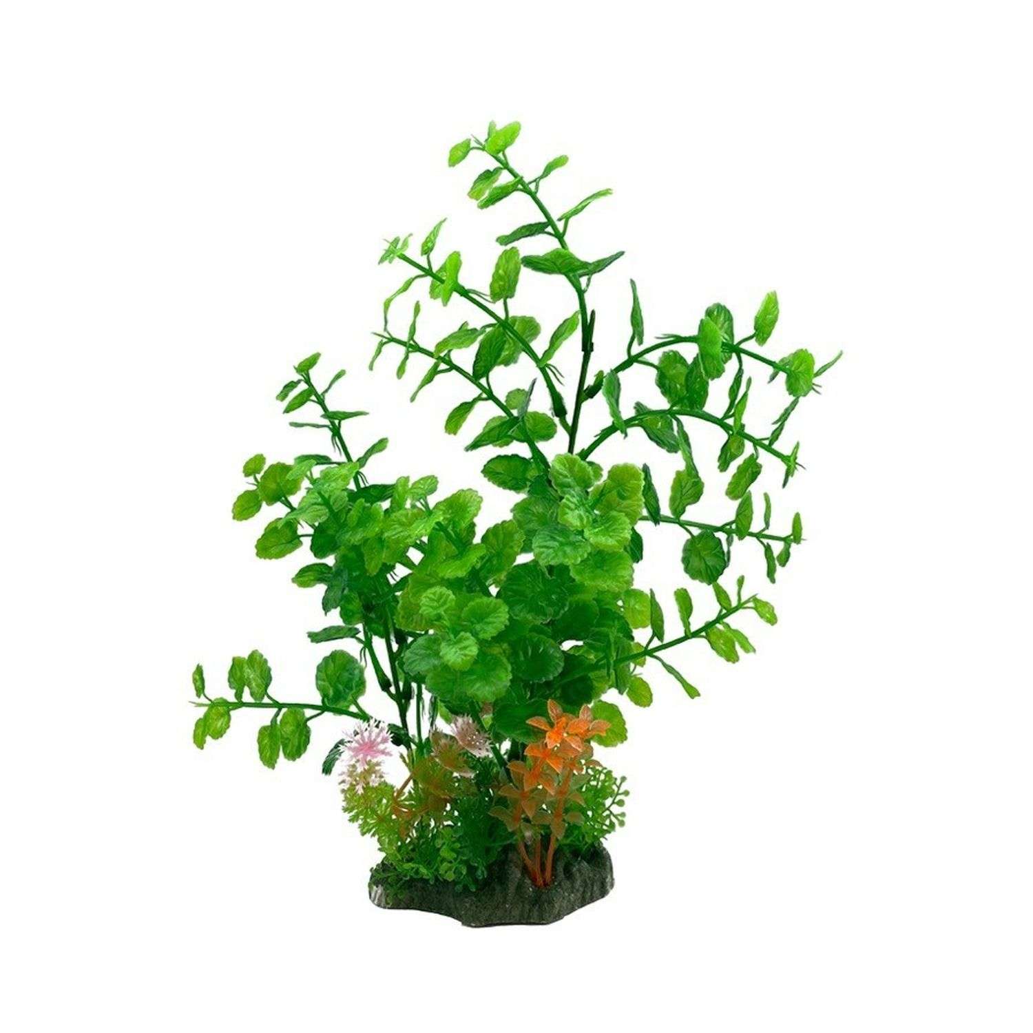 Аквариумное растение Rabizy искусственное Кустик 9х28 см - фото 2