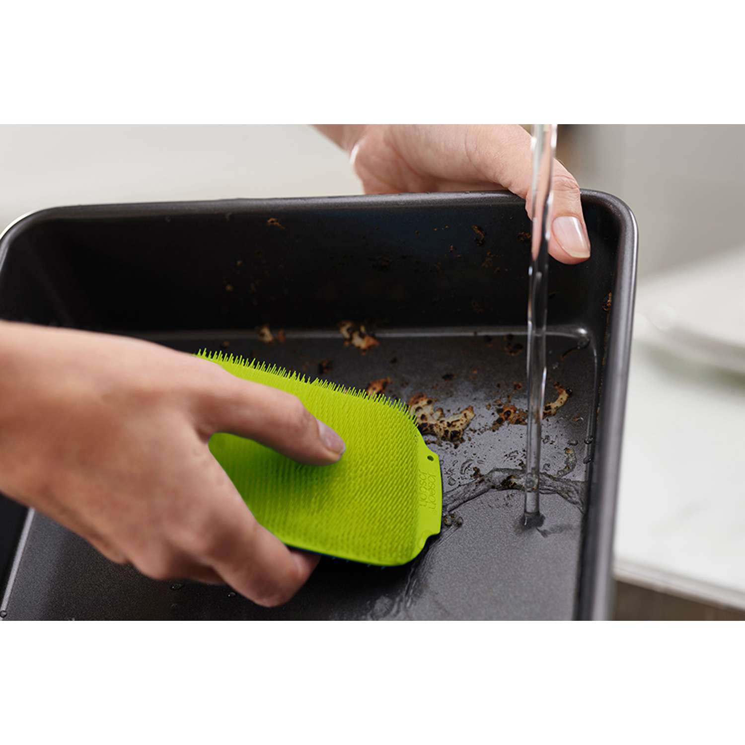 Набор щеток для мытья посуды Joseph Joseph CleanTech зеленый - фото 5
