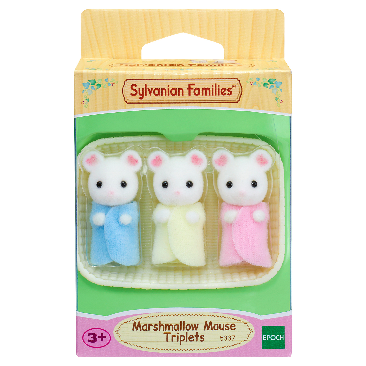 Набор Sylvanian Families Тройняшки Зефирные мышата 5337 - фото 3