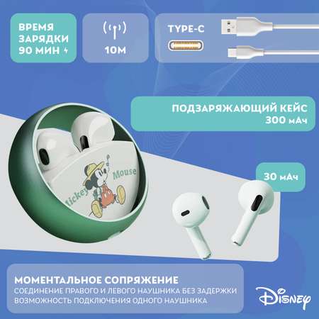 Наушники беспроводные Disney Микки Маус QS-13