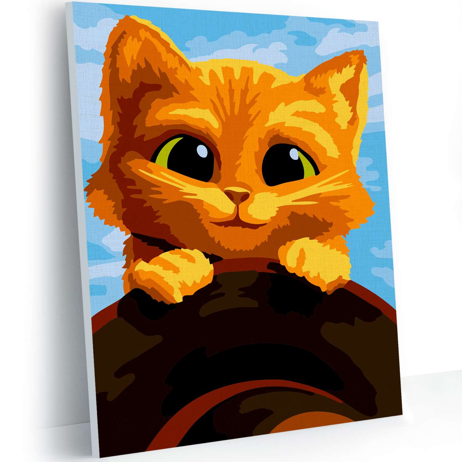 Картина по номерам Hobby Paint на картоне 15х21 см Кот в сапогах - фото 1