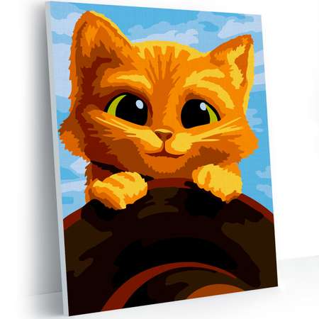 Картина по номерам Hobby Paint на картоне 15х21 см Кот в сапогах