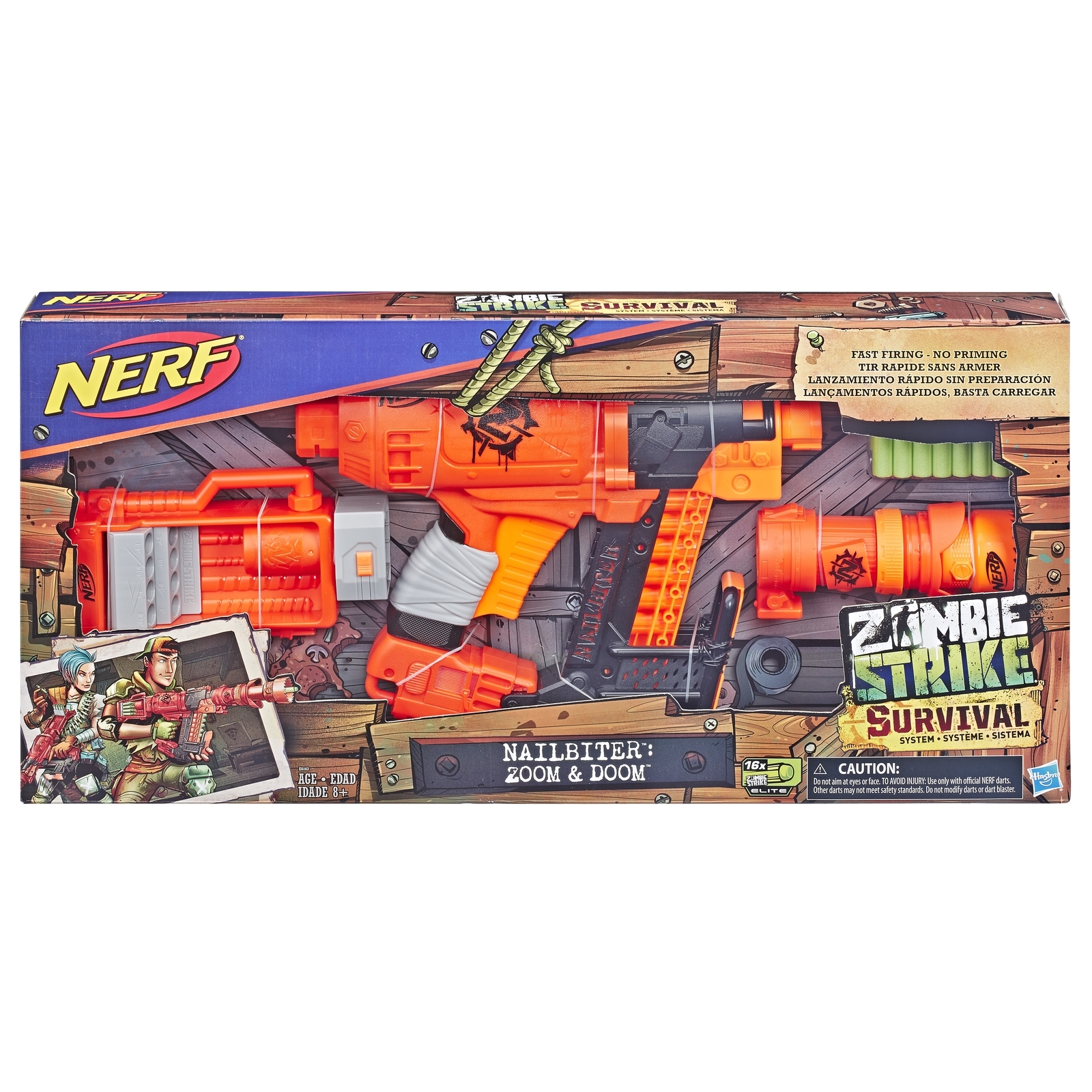 Игрушка Nerf Зомби Страйк Ногтегрыз E6163EU4 купить по цене 499 ₽ в  интернет-магазине Детский мир