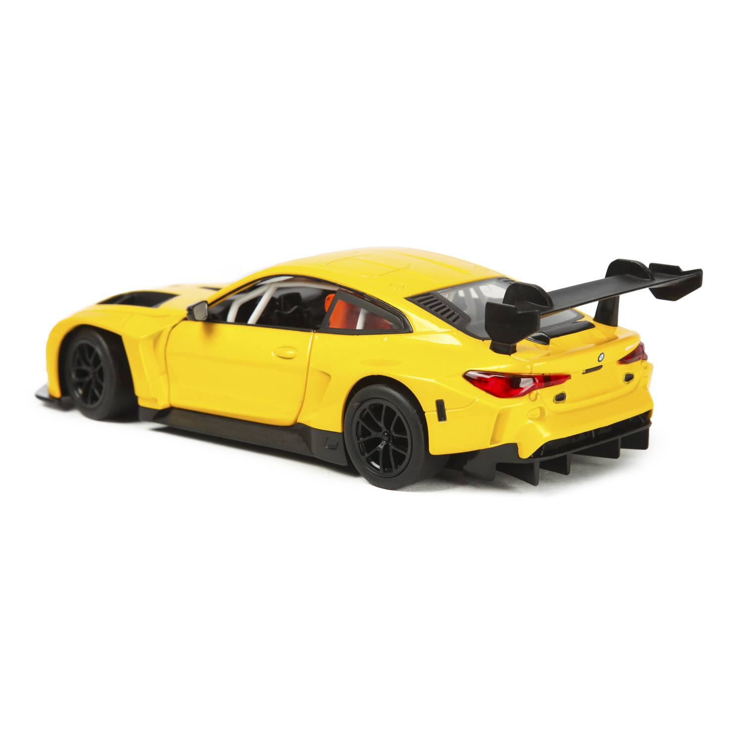 Автомобиль Mobicaro BMW BMW M4 1:24 желтый 68277A - фото 4