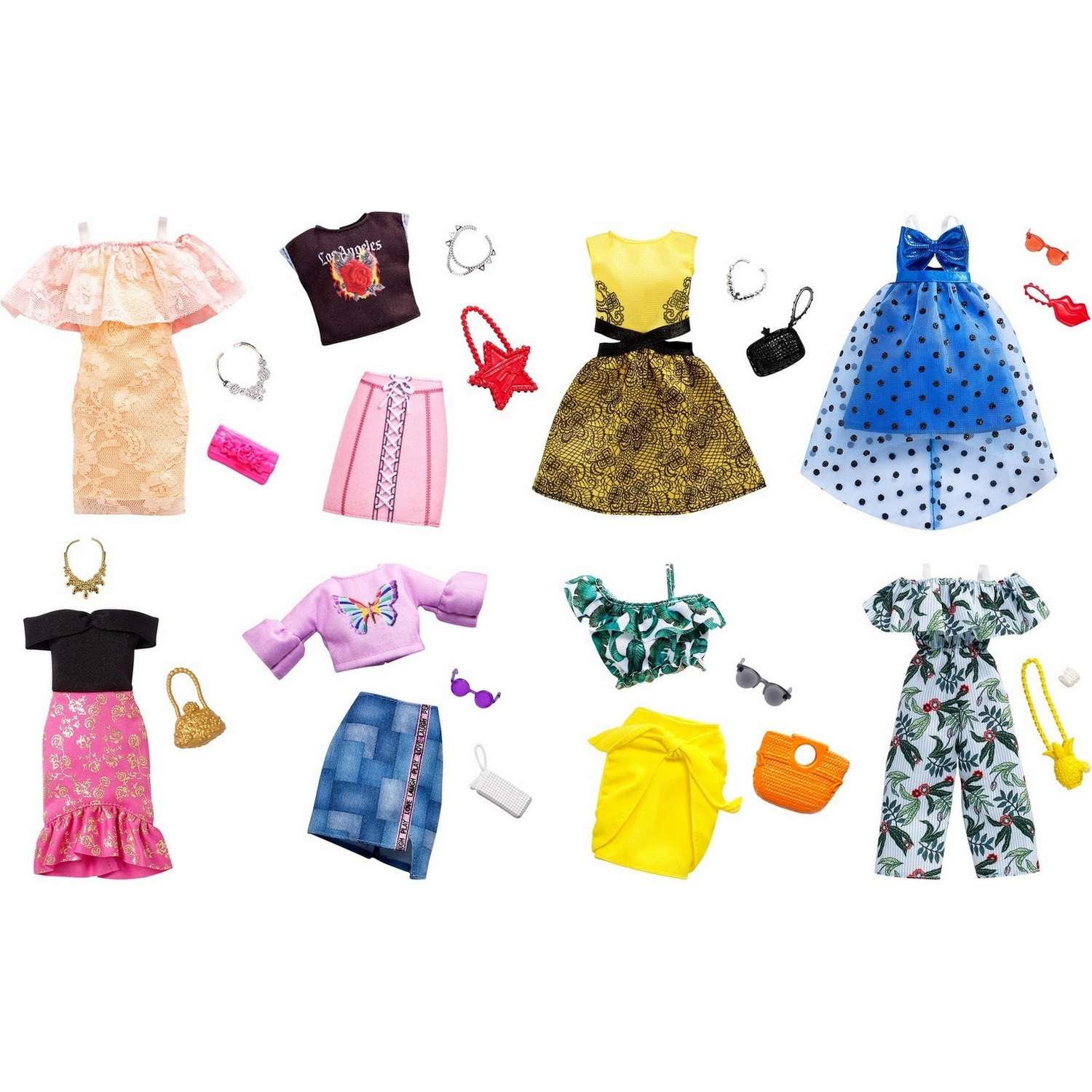 Одежда Barbie Дневной и вечерний наряд в комплекте в ассортименте FND47 - фото 89