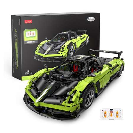 Конструктор Rastar РУ 1:8 Pagani Huayra BC Зелёный 2941элемент