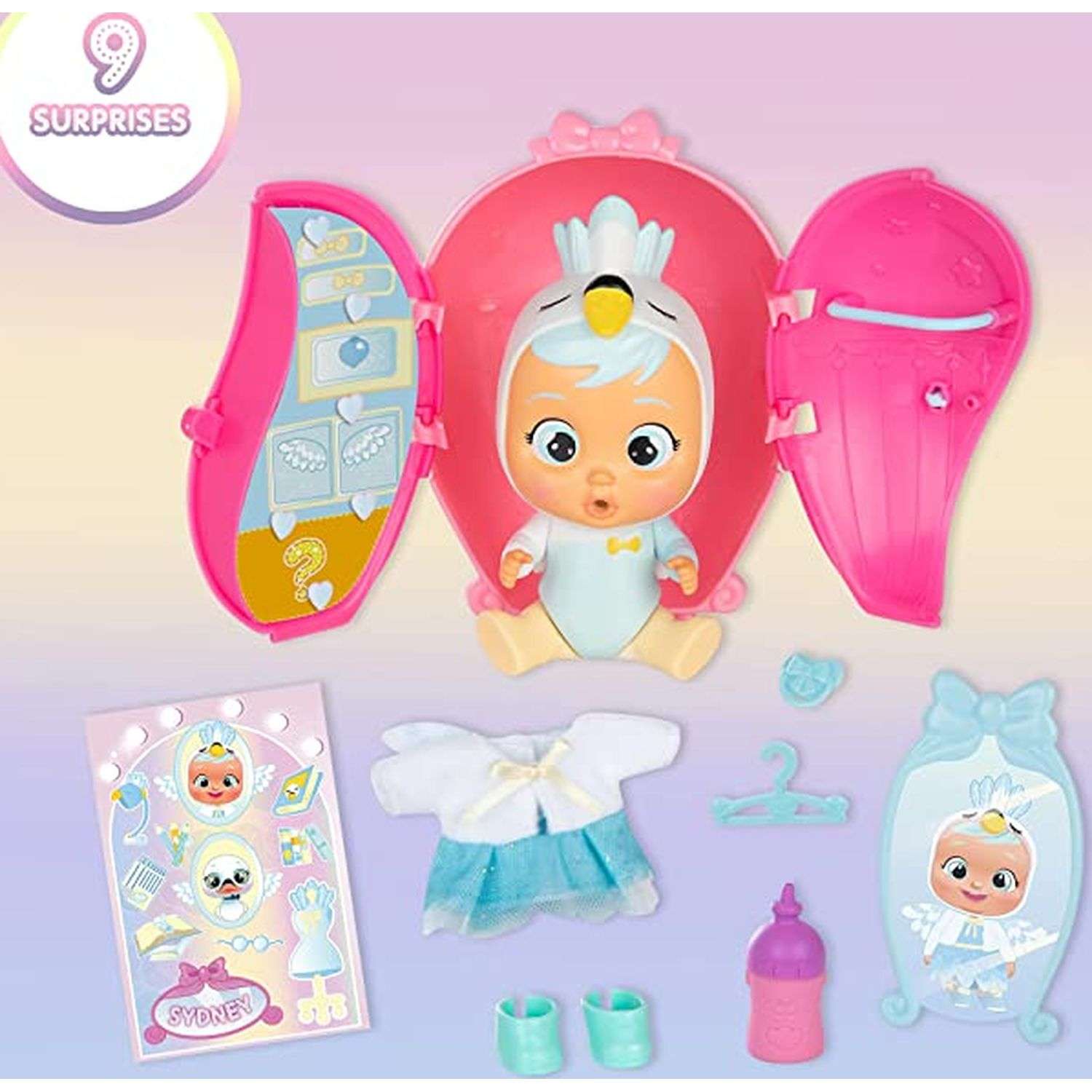 Кукла Cry Babies Dress Me Up Series 1 81970 в непрозрачной упаковке (Сюрприз) 81970 - фото 4