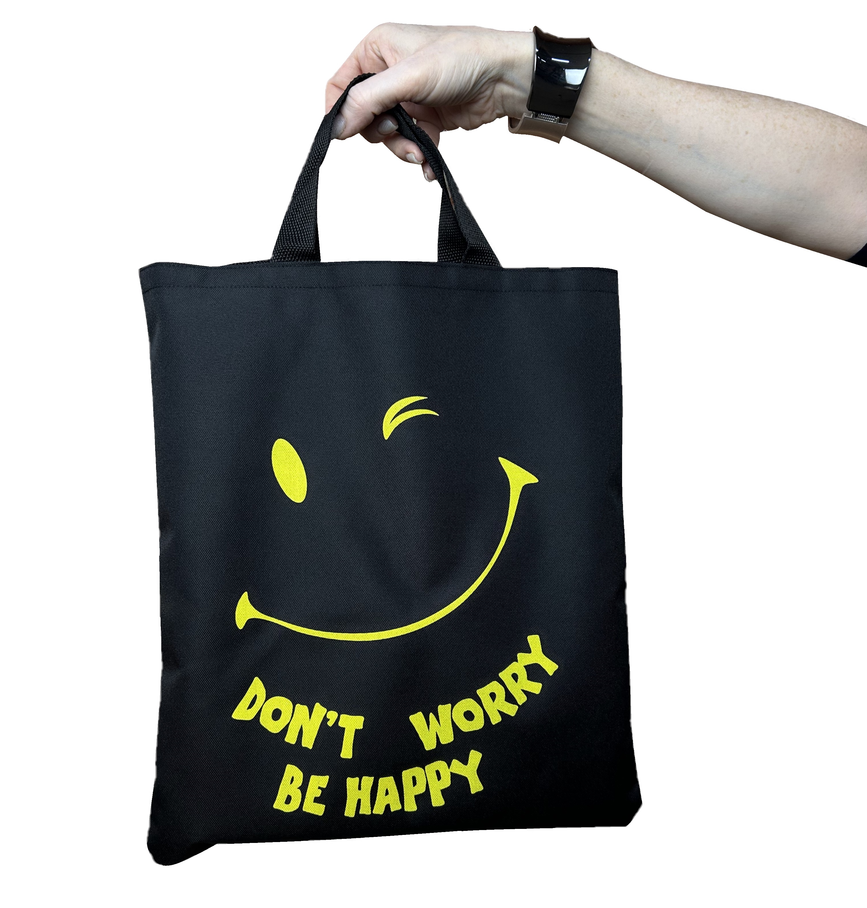 Сумка-шоппер Нескучные игры Dont worry be happy купить по цене 461 ₽ в  интернет-магазине Детский мир