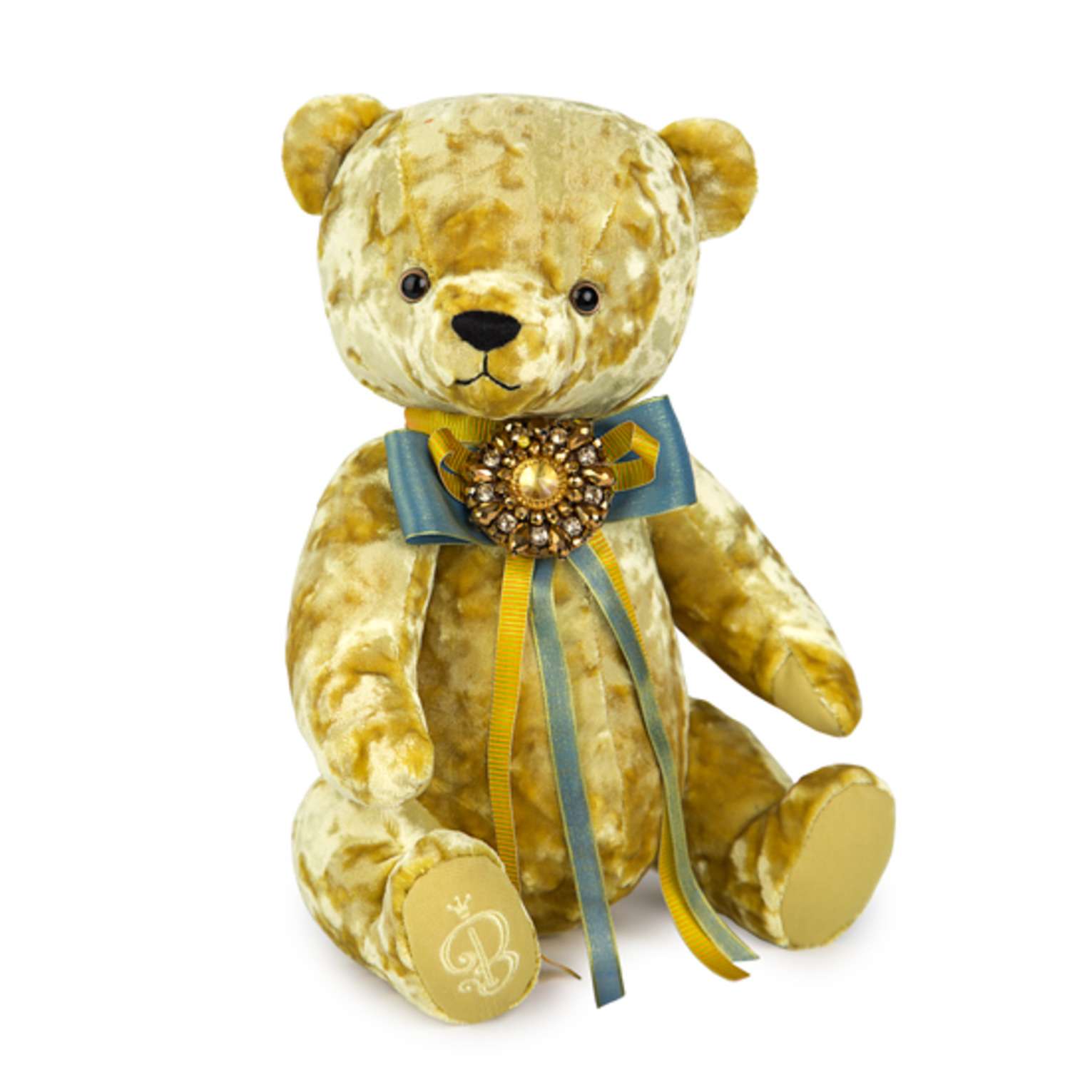 Мягкая игрушка BUDI BASA Медведь БернАрт золотой классик 30 см BB078 - фото 2