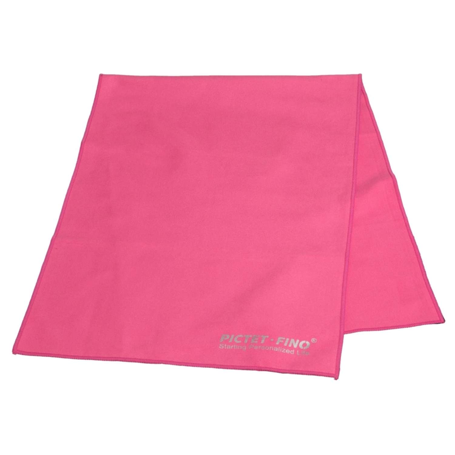 Полотенце спортивное PICTET FINO из микрофибры розовое в мешочке - фото 3