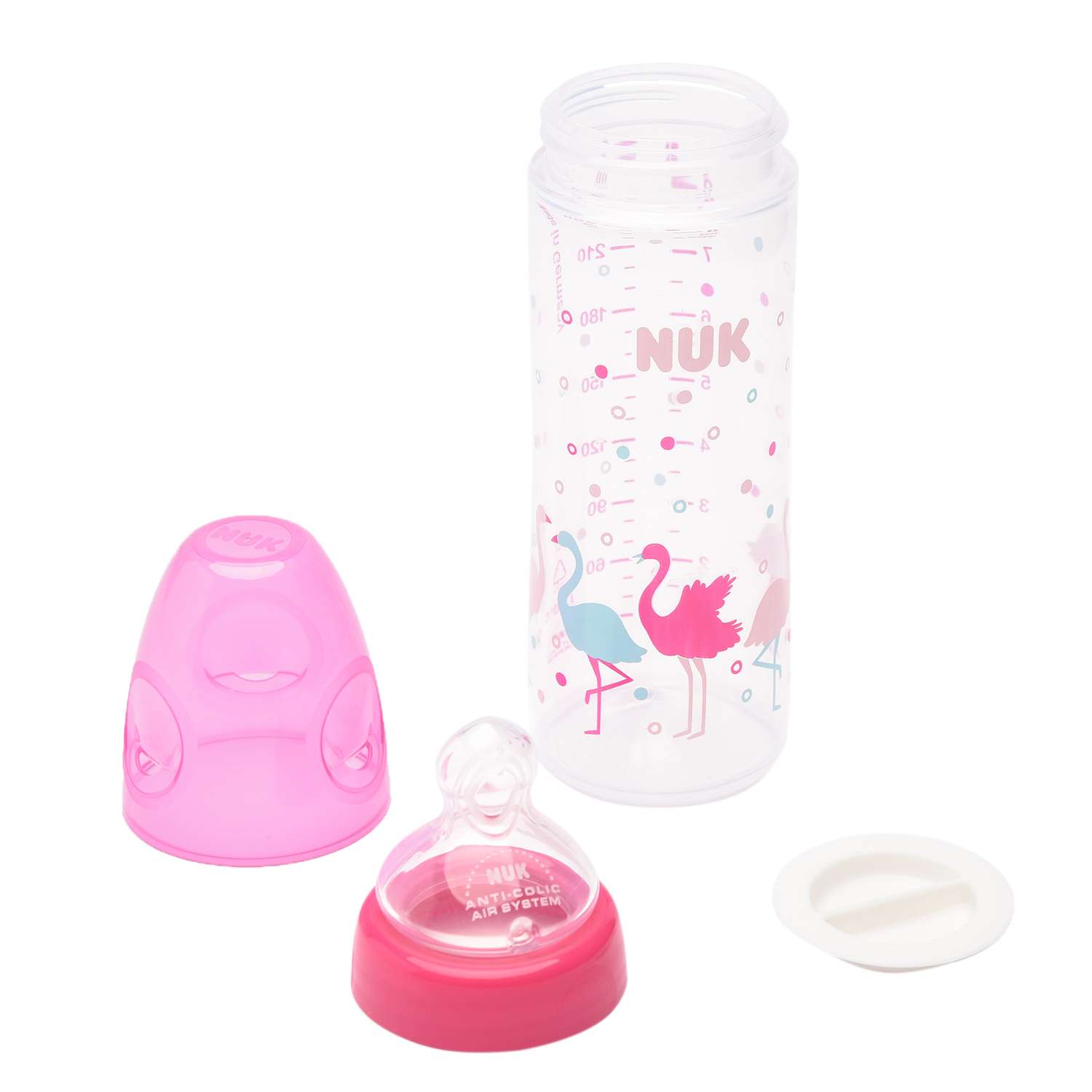 Бутылка Nuk First Choise New Classic 250мл Розовая - фото 3