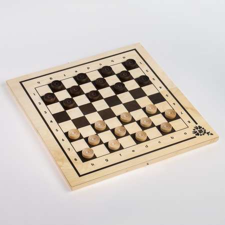 Настольная игра Sima-Land 3 в 1 нарды шахматы шашки 7 см пешка 3.5 см доска 40х40 см