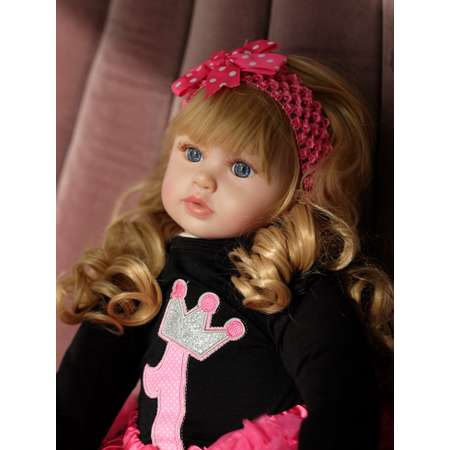 Кукла Kukla.rb Reborn 60 см ярко-розовая