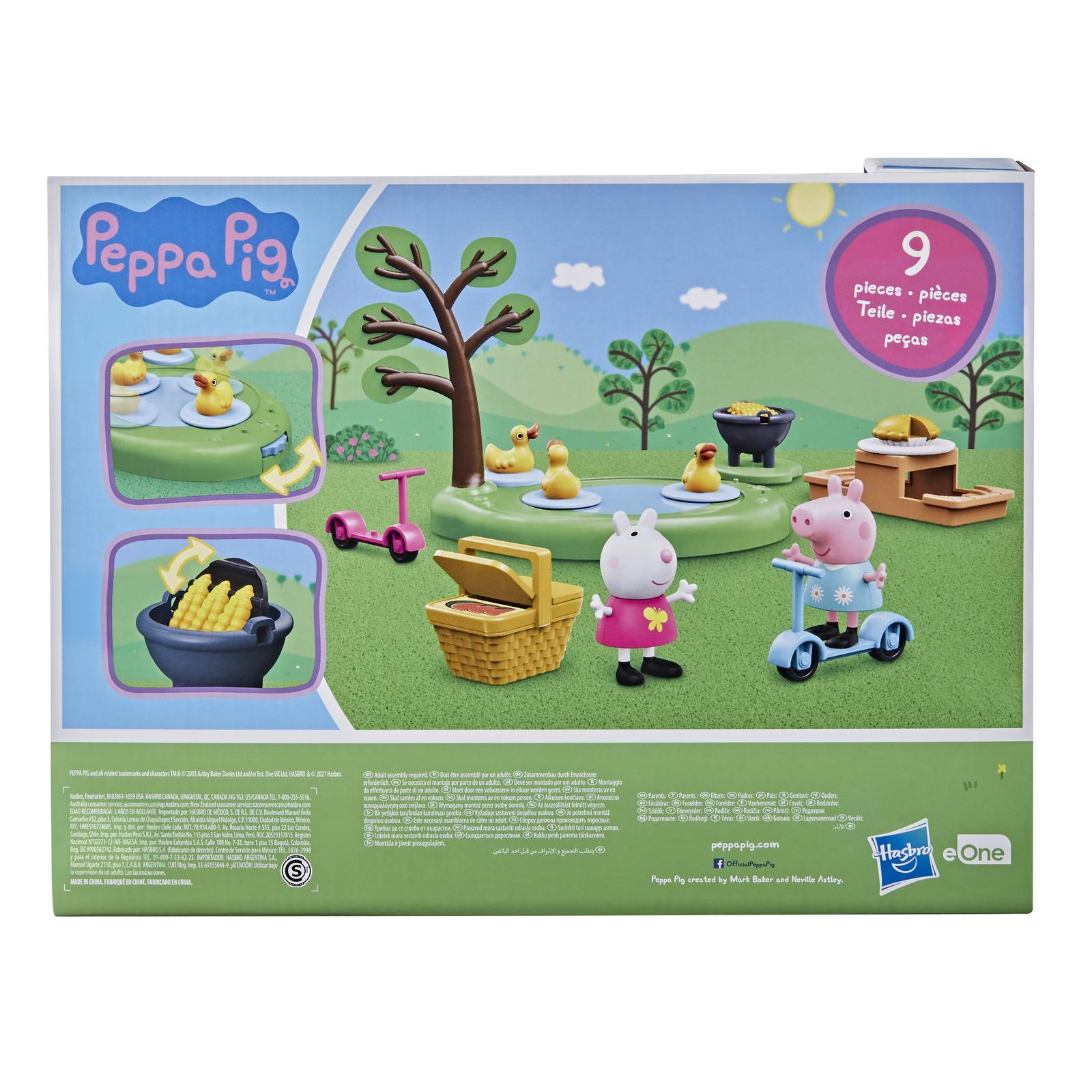 Набор игровой Peppa Pig Пикник свинки Пеппы F25165L0 купить по цене 1499 ₽  в интернет-магазине Детский мир