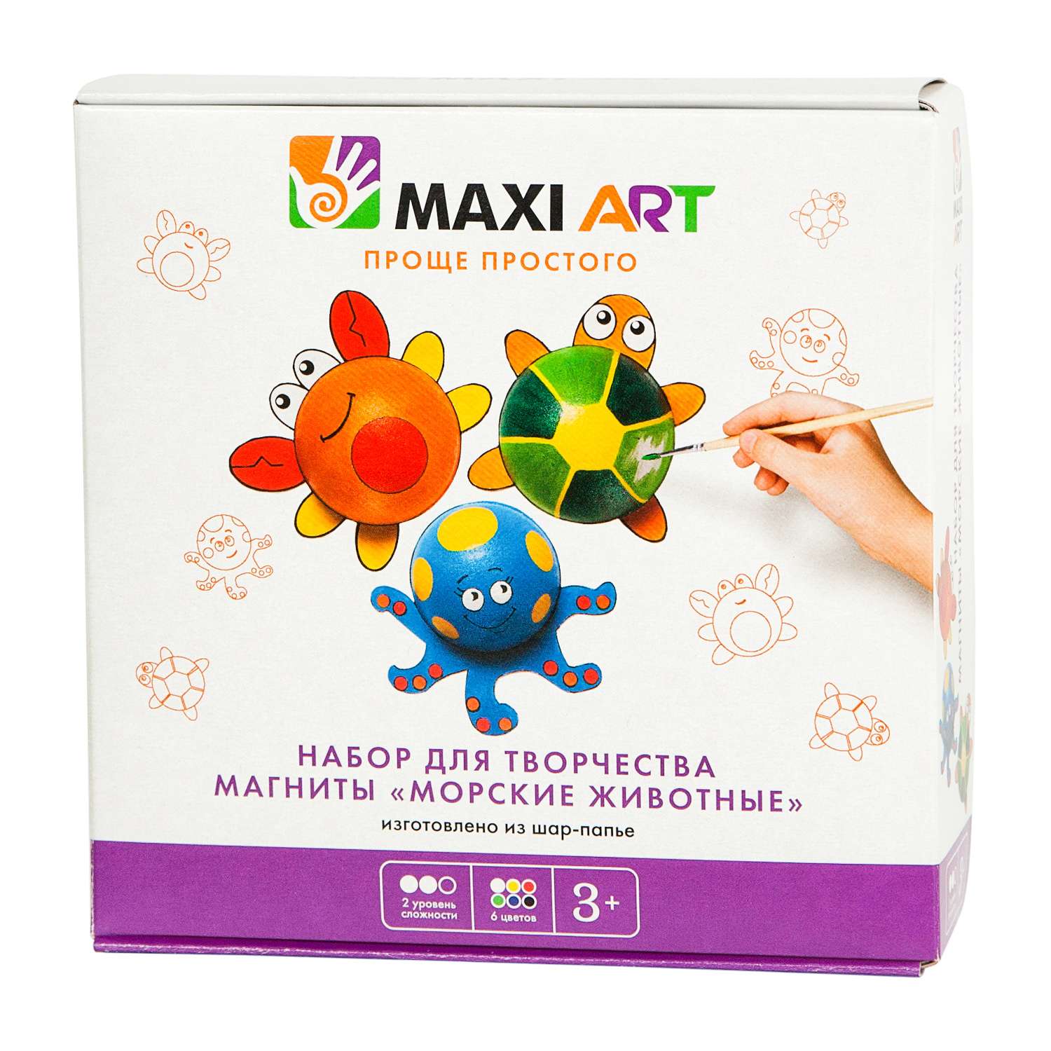 Магниты Maxi Art Морские Животные - фото 1