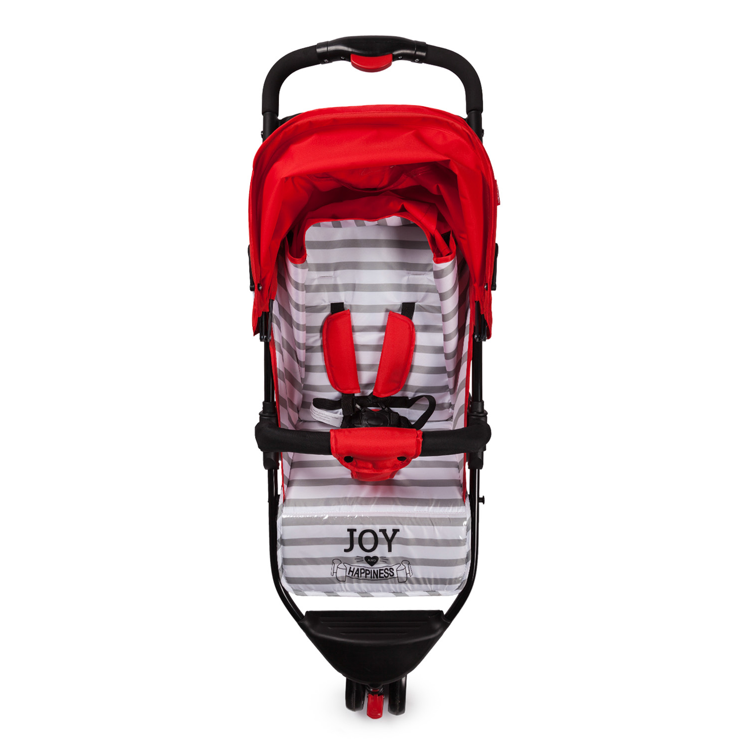 Прогулочная коляска Babyton Stripe Red - фото 7