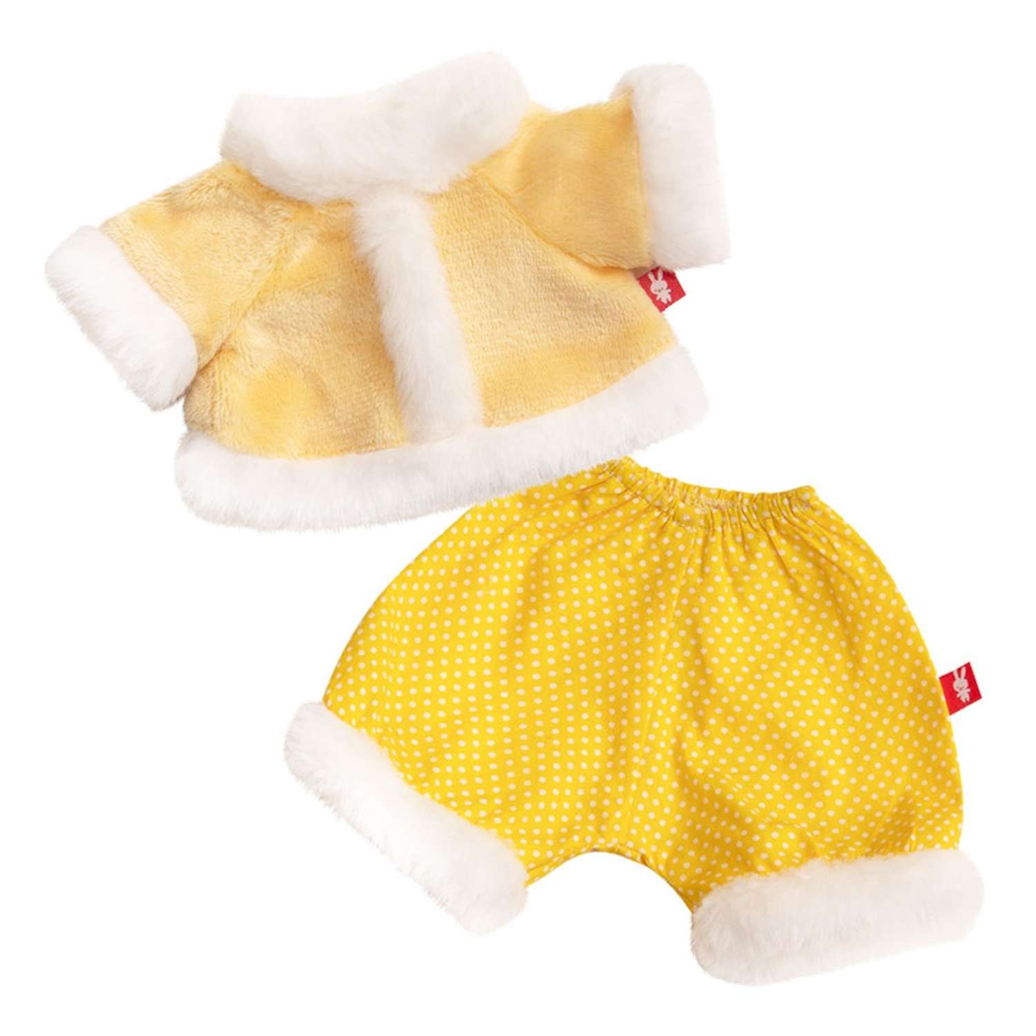 Одежда для кукол BUDI BASA Желтая шубка и штанишки для Зайки Ми 32 см OStM-446 OStM-446 - фото 1