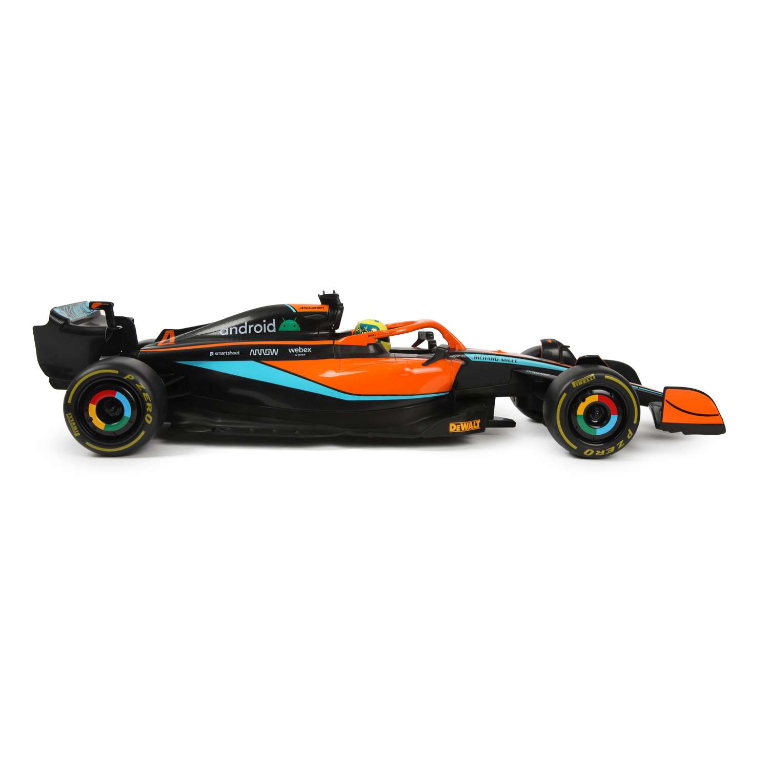 Машина Rastar РУ 1:12 McLaren F1 MCL36 Оранжевая 99800 - фото 5