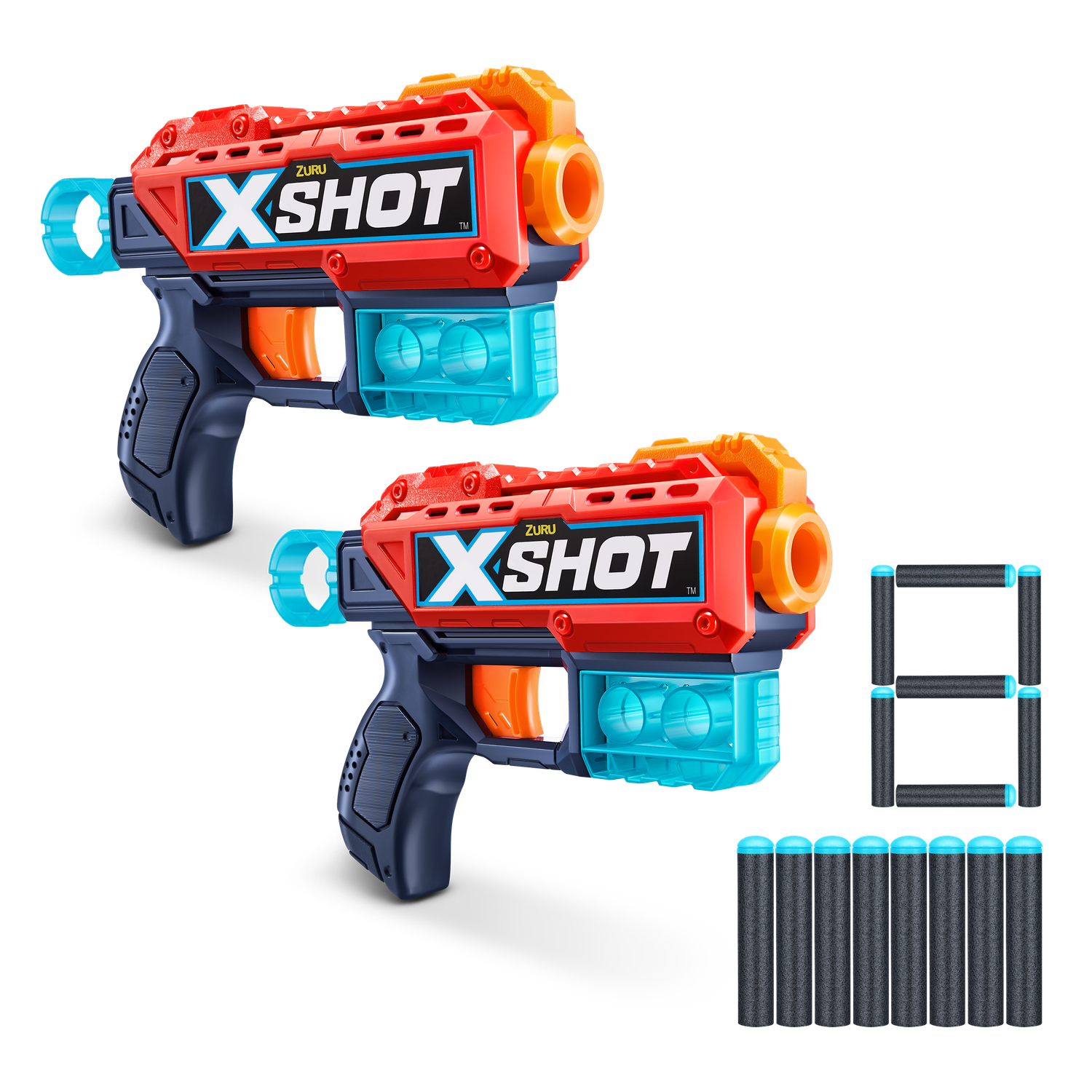 Игровой набор для стрельбы ZURU X-Shot Ексель Дабл Кикбек - фото 2