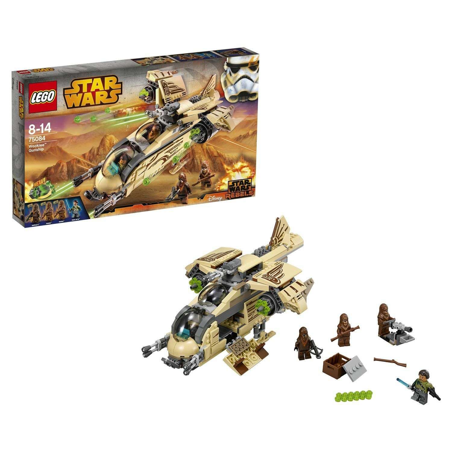 Конструктор LEGO Star Wars TM Боевой корабль Вуки (Wookiee™ Gunship) (75084) - фото 1