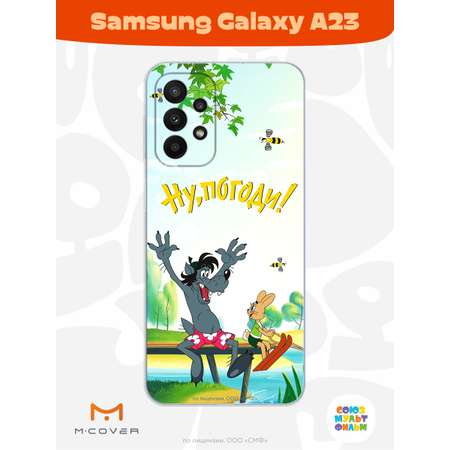 Силиконовый чехол Mcover для смартфона Samsung A23 Союзмультфильм Летний день