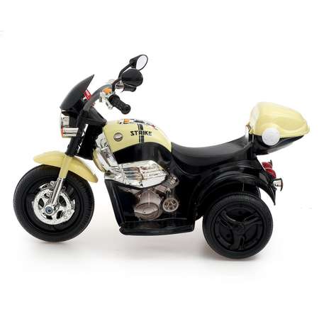 Электромотоцикл Sima-Land Чоппер с аккумулятором цвет бежевый