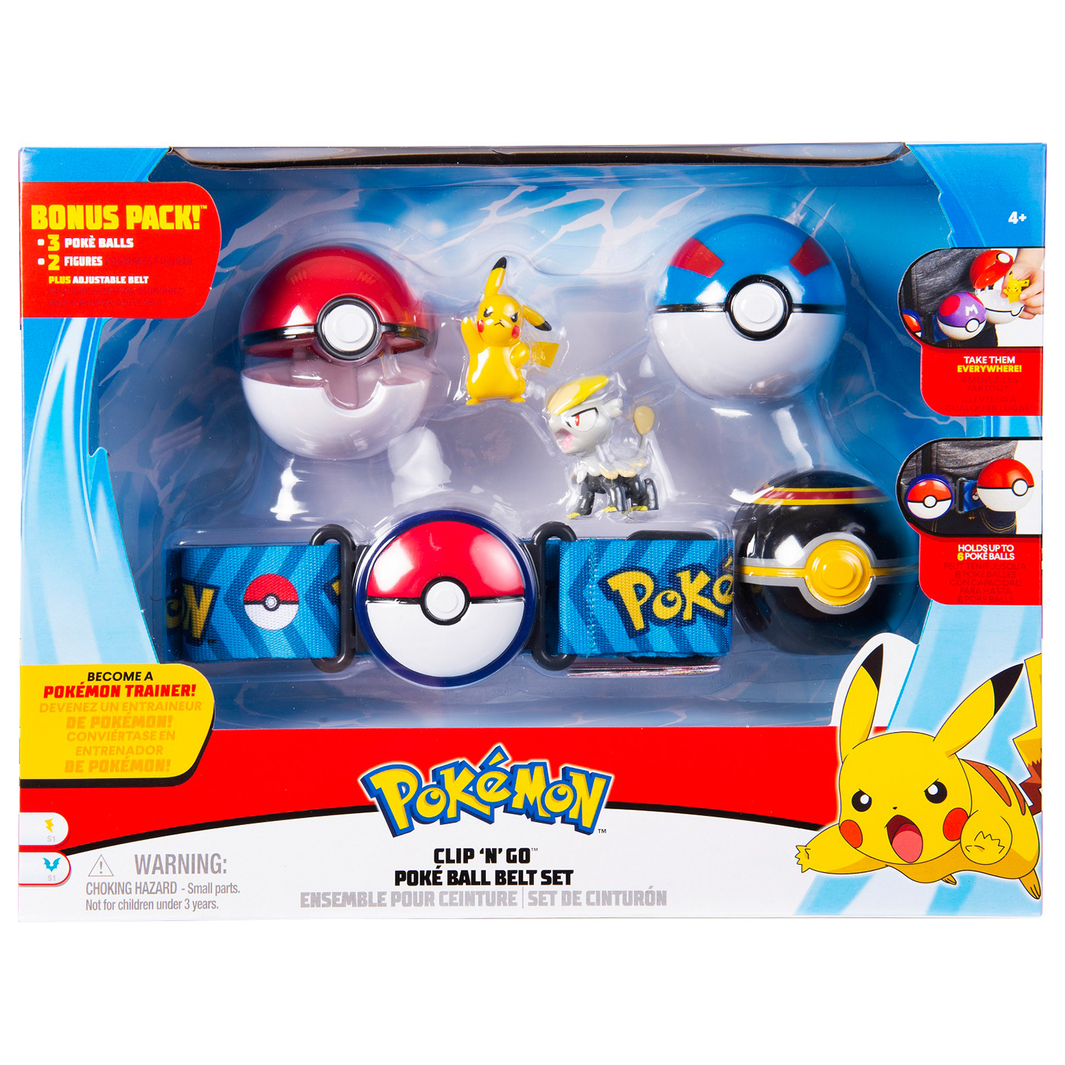 Набор игровой Pokemon Пояс для поке-тренеров делюкс купить по цене 99 ₽ в  интернет-магазине Детский мир