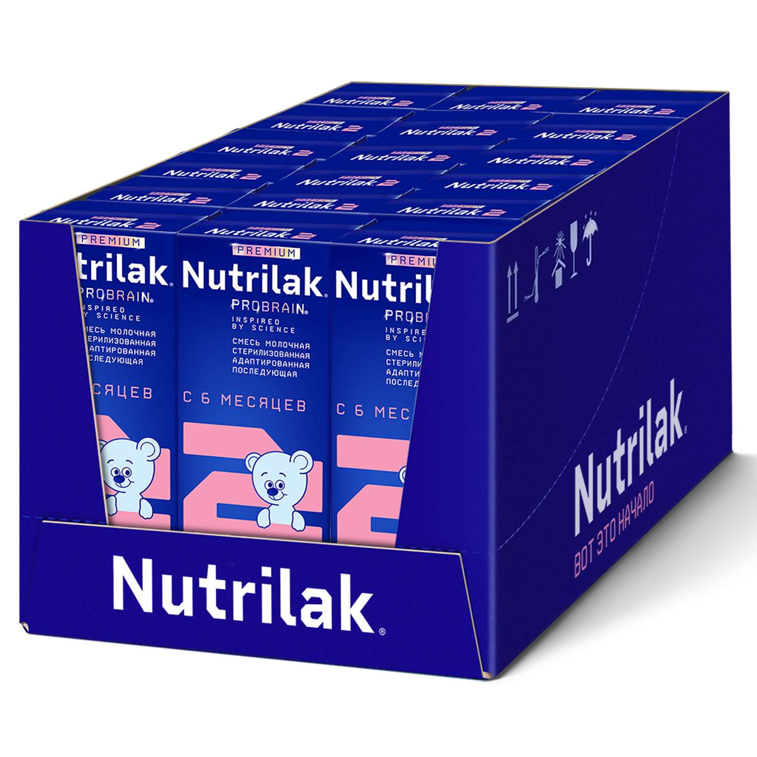 Смесь молочная Nutrilak Премиум 2 стерилизованная 0.2 л с 6 месяцев - фото 10
