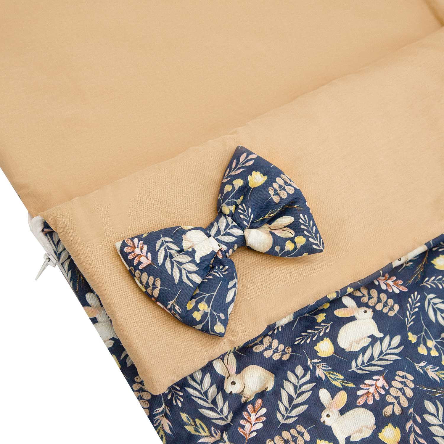 Одеяло-спальный мешок Amarobaby Magic Sleep Зайчики Синий - фото 5