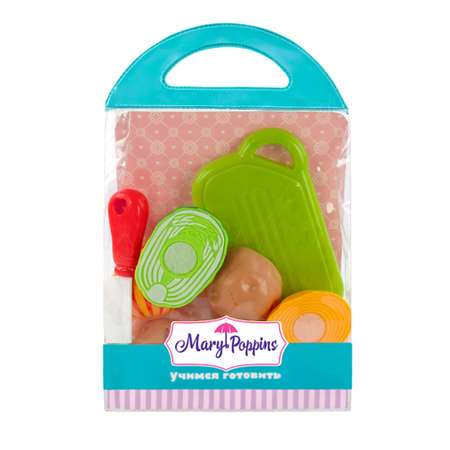 Детский игровой набор Mary Poppins овощей на липучках. Учимся готовить овощи