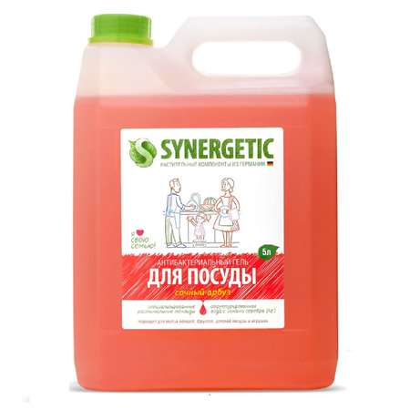 Средство для мытья посуды SYNERGETIC Арбуз 5 л