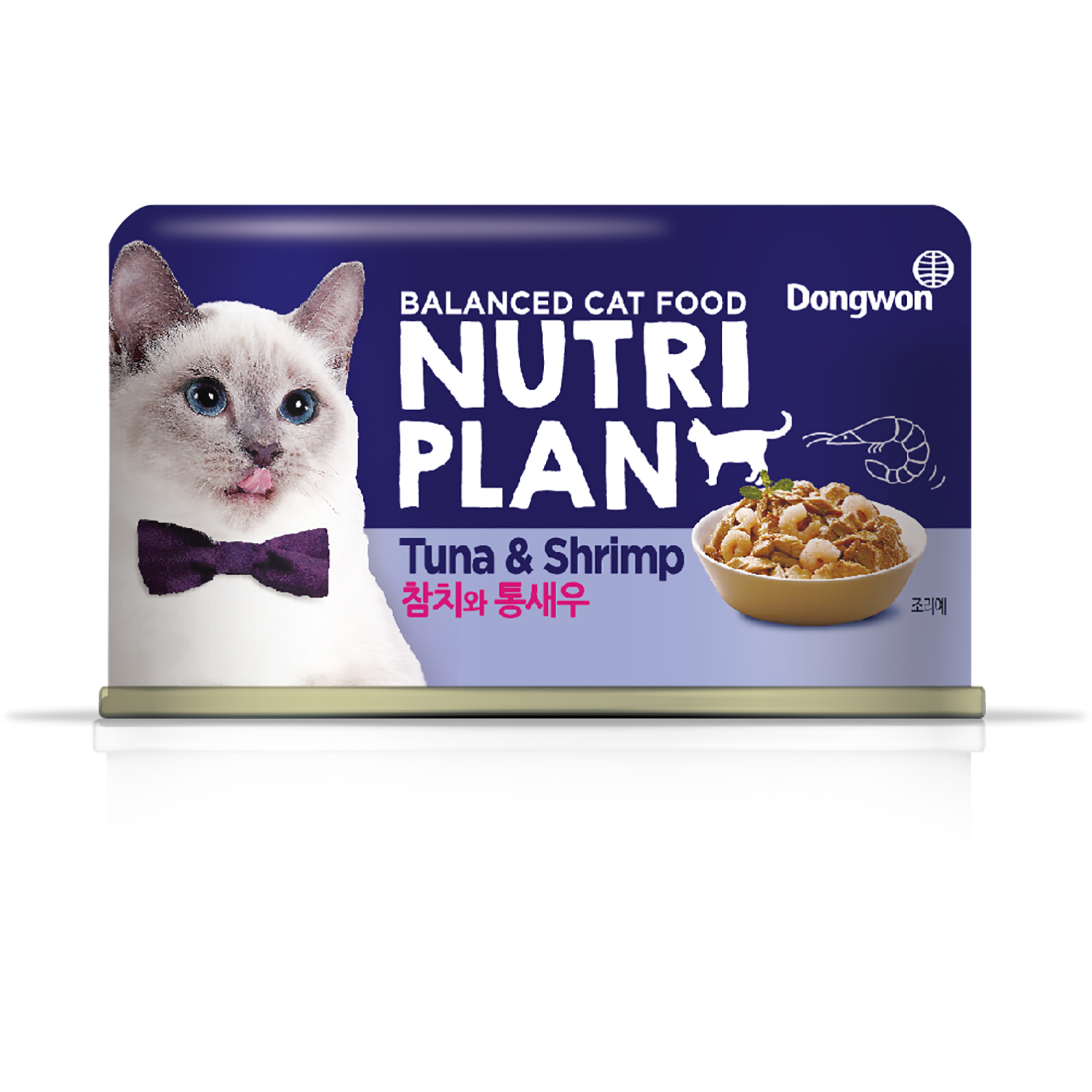 Влажный корм для кошек Nutri Plan 0.16 кг тунец, креветки (полнорационный) - фото 1