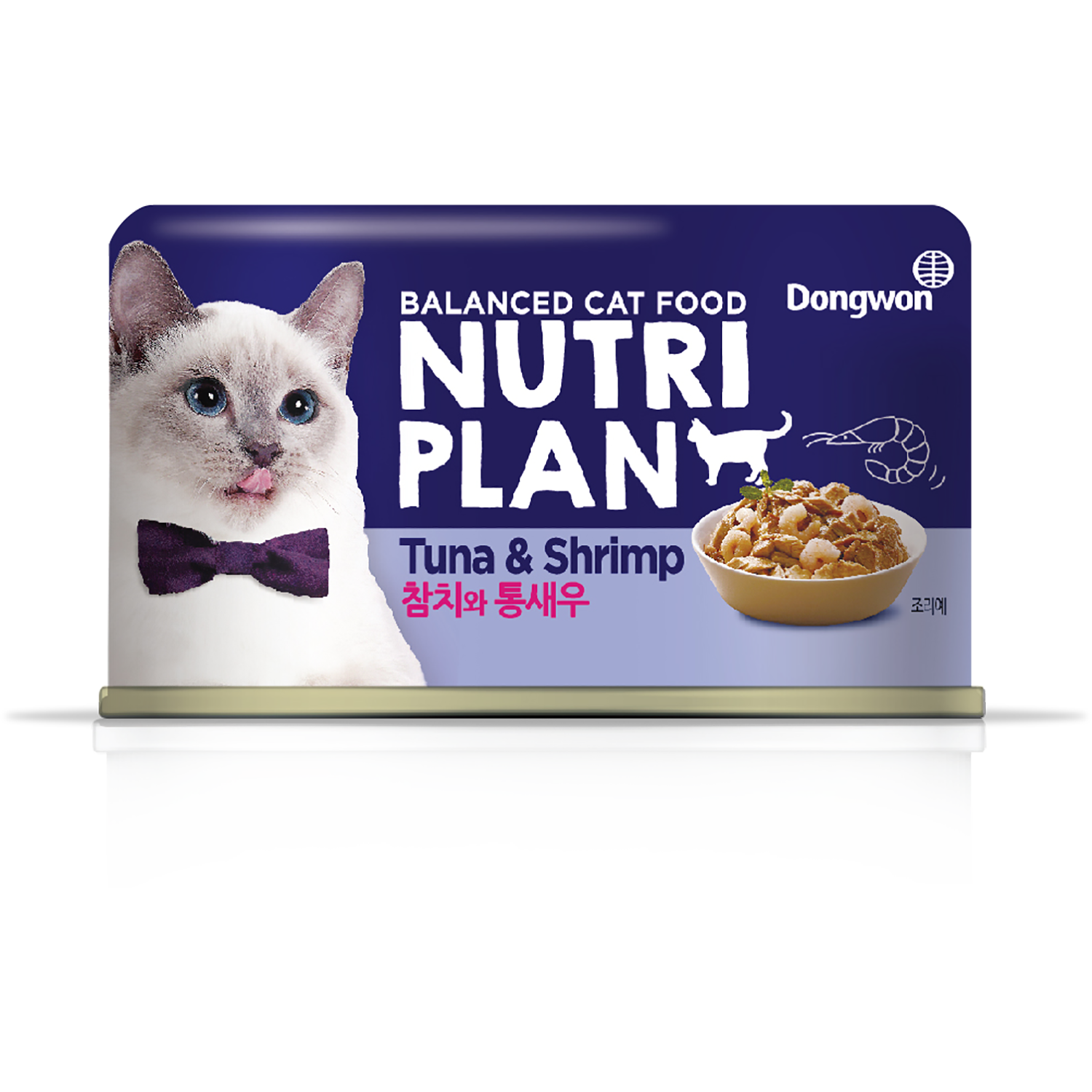 Корм для кошек Nutri Plan тунец с креветками в собственном соку 160г - фото 1