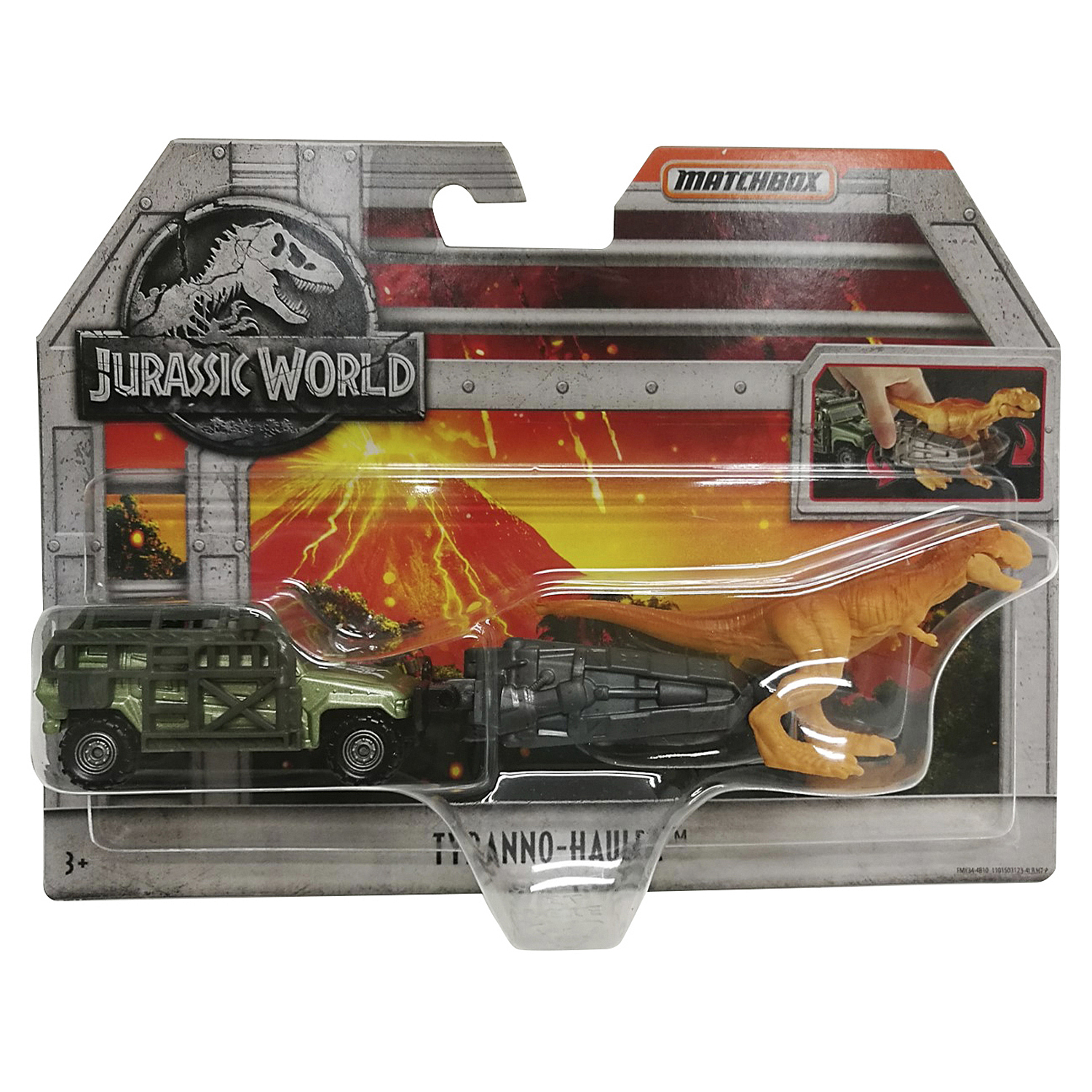 Игрушка Matchbox Jurassic World Транспортер для динозавров в ассортименте  FMY31 купить по цене 29 ₽ в интернет-магазине Детский мир