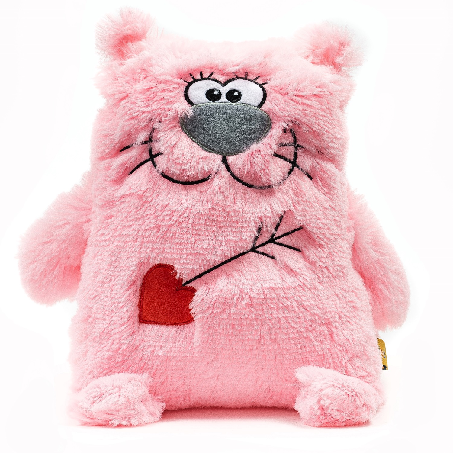 Игрушка мягконабивная Tallula Кот с крыльями Lovecat 43 см розовый - фото 3