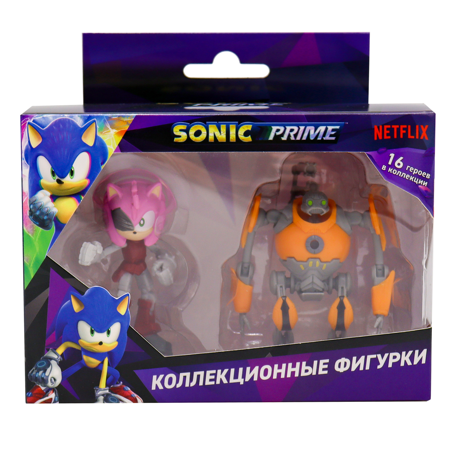 Набор игровой PMI Sonic Prime фигурки 2 шт SON2015-C - фото 1