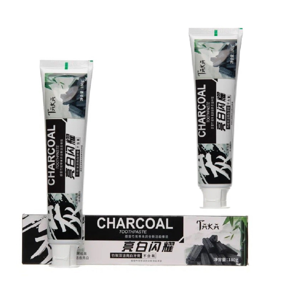 Зубная паста TAKA Health Бамбуковый уголь CHARCOAL 180 гр набор 2 шт - фото 2