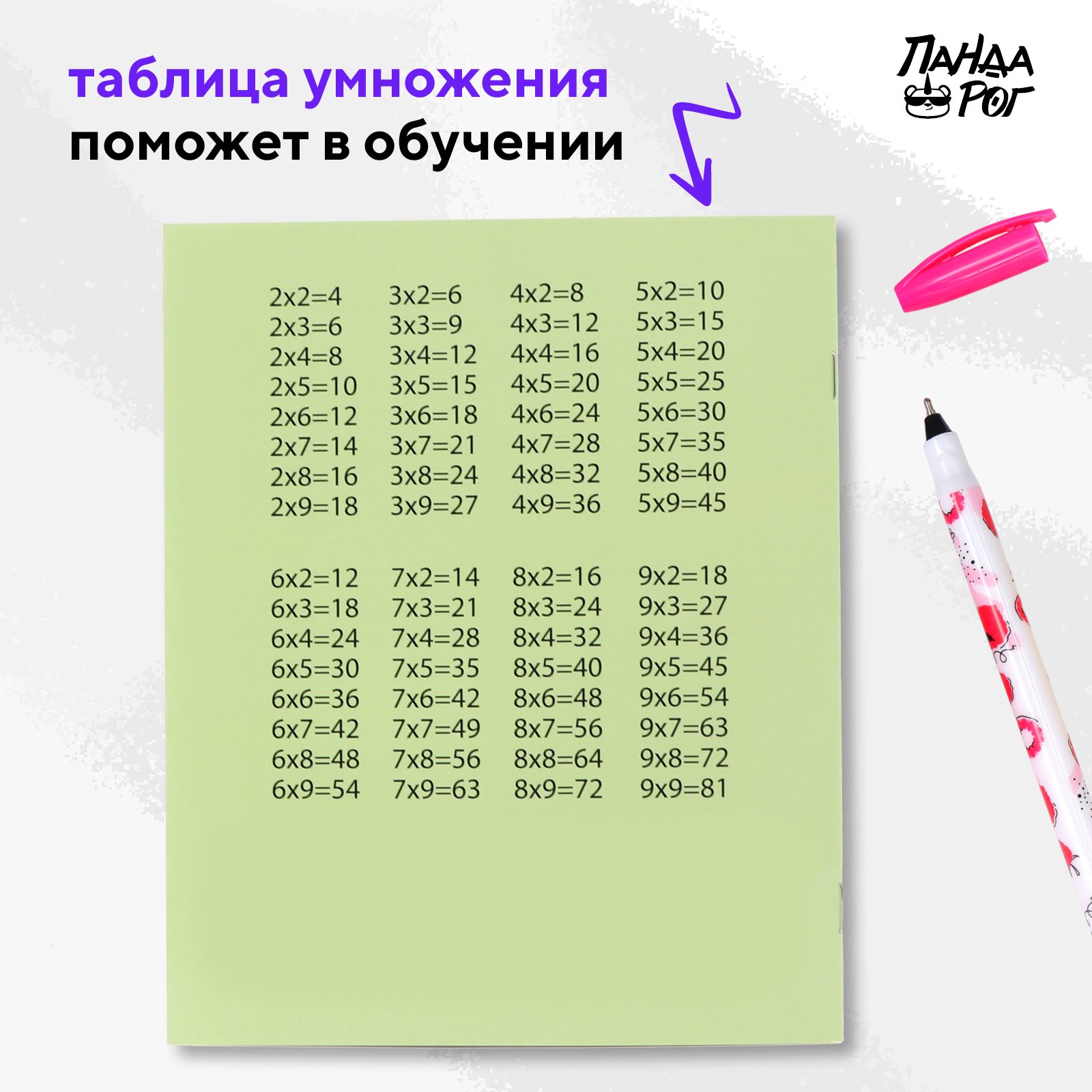 Тетради школьные в клетку ПАНДАРОГ 12 л картонная обложка набор 10 шт зеленые - фото 6