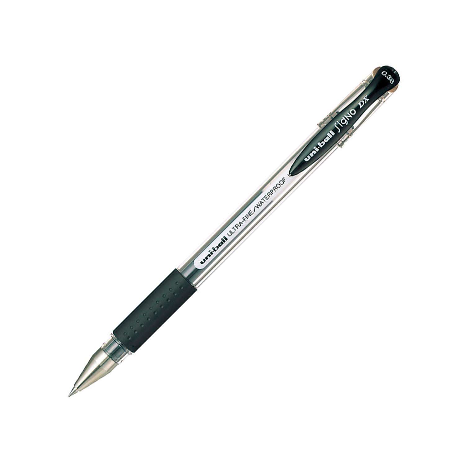 Ручка гелевая UNI Signo DX Ultra-fine UM-151 черный 0.38 мм - фото 1