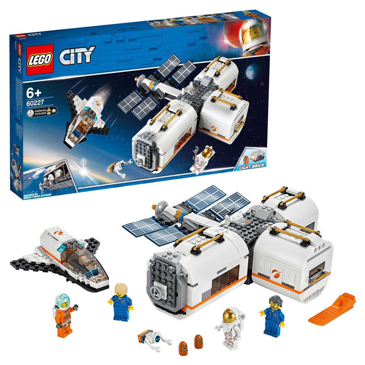 Конструктор LEGO City Space Port Лунная космическая станция 60227 - фото 1