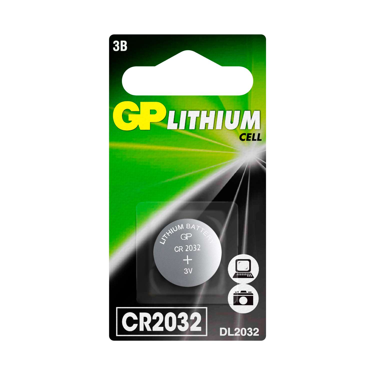 Батарейки GP CR2032-2CRU1 - фото 1