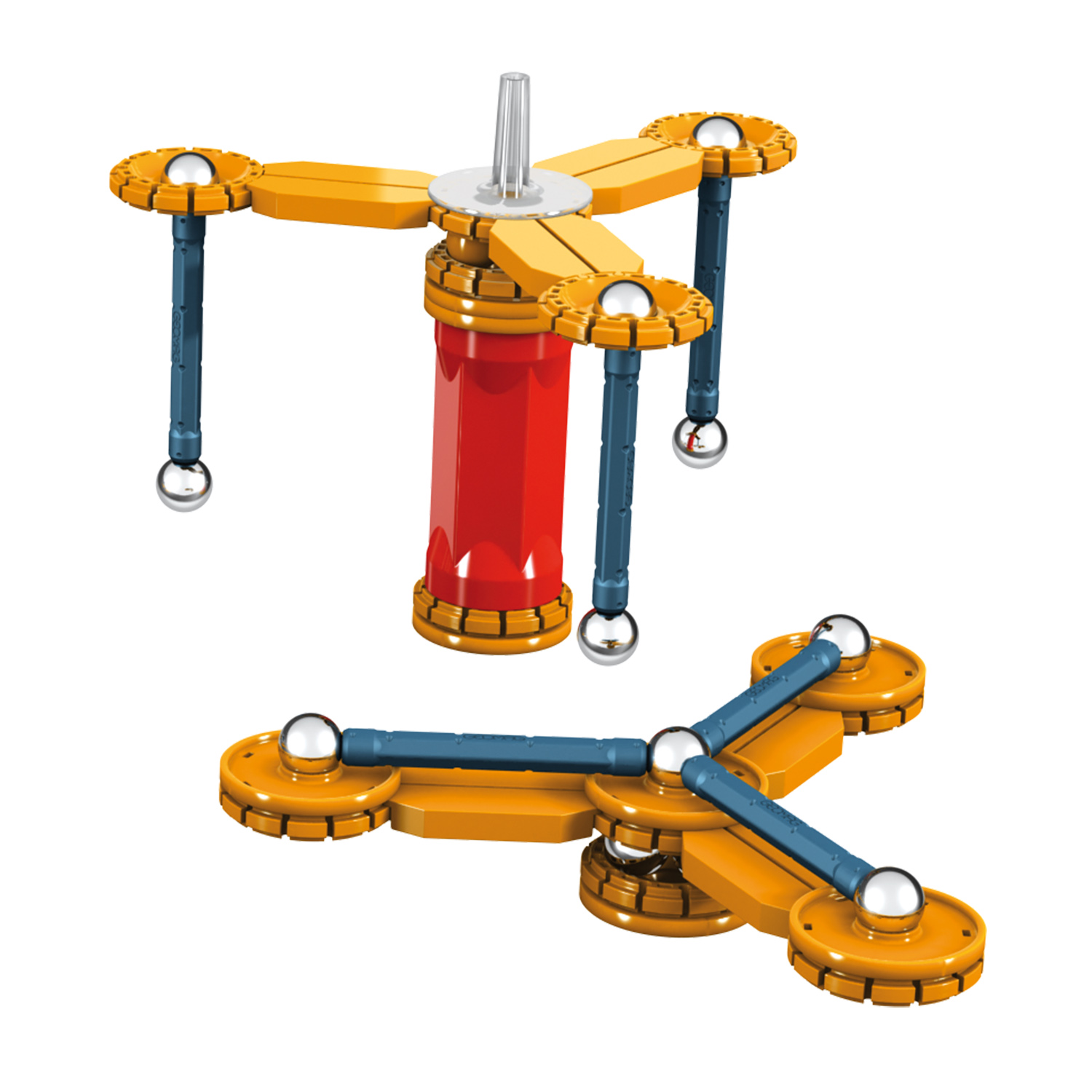 Конструктор магнитный GEOMAG Mechanics 86 деталей - фото 4