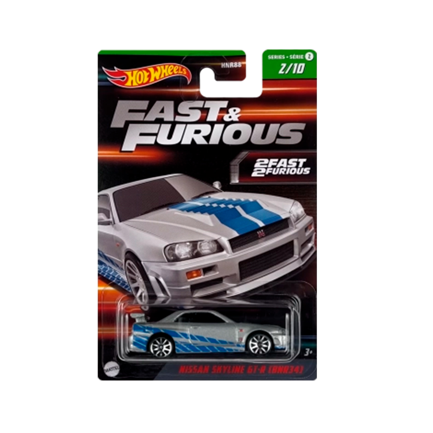 Автомобиль Hot Wheels Nissan 1:64 HNR88 - фото 2