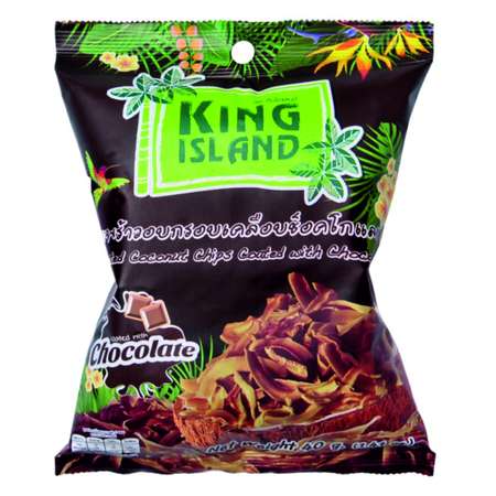 Чипсы King Island кокосовые карамельные 40г