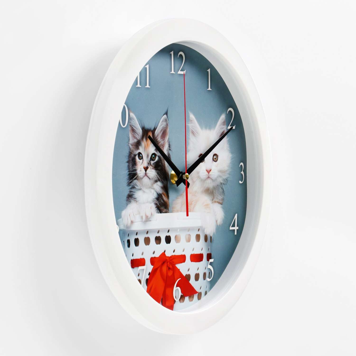 Часы настенные Соломон «Котята» d-28 см - фото 2